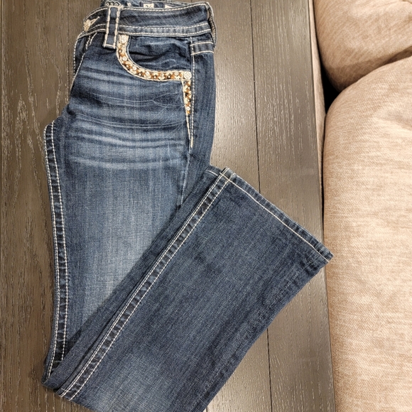 Miss Me Signature Boot Cut Jeans Size 26 - Picture 4 of 12